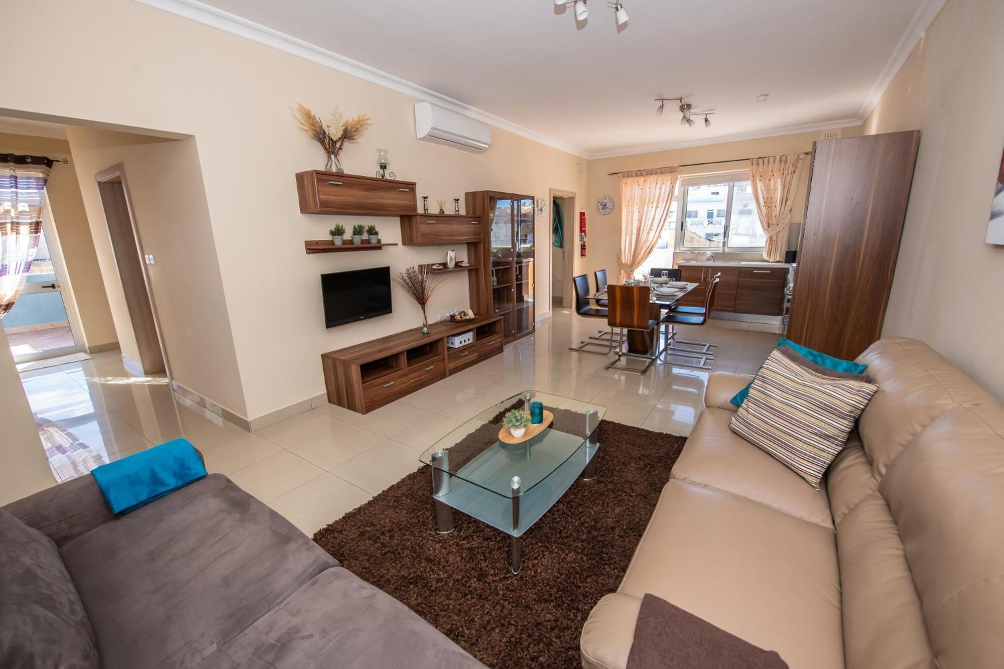 Francis Flats Modern Penthouse Apartment เมลลิฮา ภายนอก รูปภาพ
